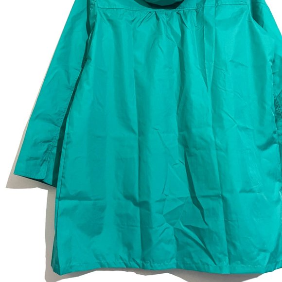 Button-Up Hooded Rain Jacket - Picture 9 of 11